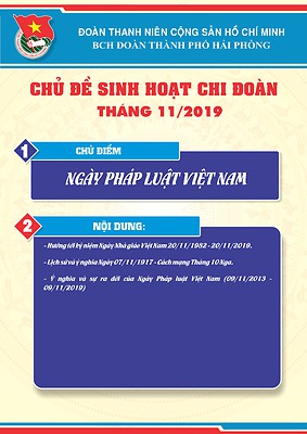 Tài liệu sinh hoạt chi đoàn tháng 11